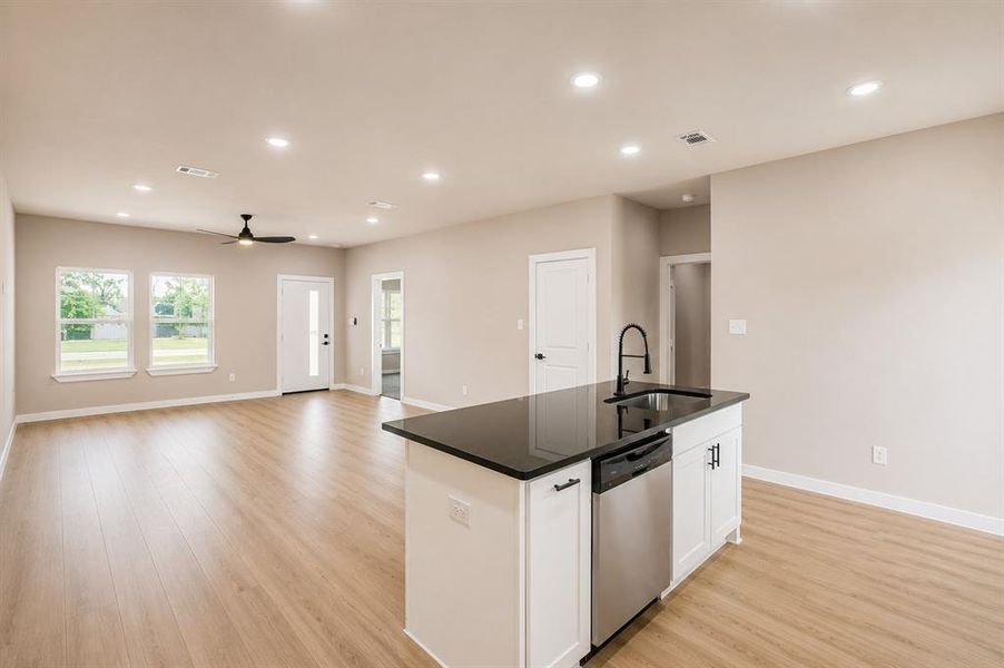 Furnished interior view inside a new home in , Bridgeport (Image 16).