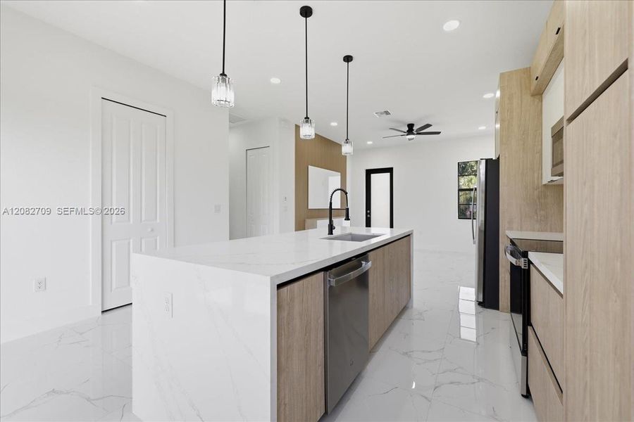 Furnished interior view inside a new home in , Lehigh Acres (Image 8).
