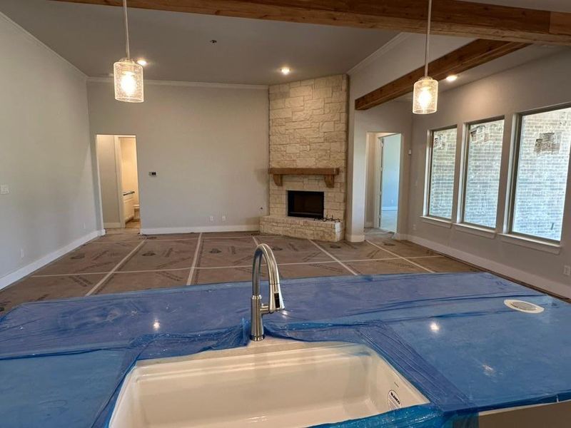 In-progress construction of a new home in Fannin Ranch, Leonard, TX (Image 15). In-progress construction of a new home in Fannin Ranch, Leonard, TX (Image 15).