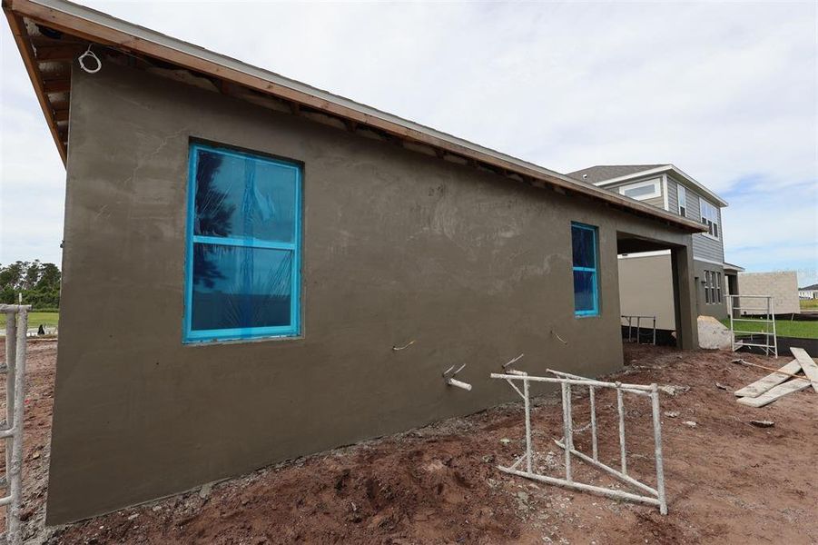 In-progress construction of a new home in Bay Lake Farms, St. Cloud, FL (Image 10).