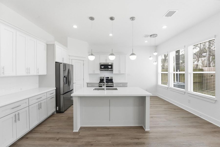 Furnished interior view inside a new home in , Houston (Image 6).