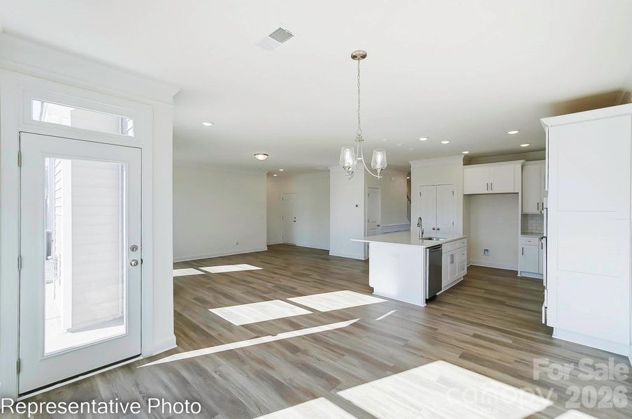 Spacious, unfurnished interior of a new home in Enclave at Riverdale, Huntersville (Image 17).