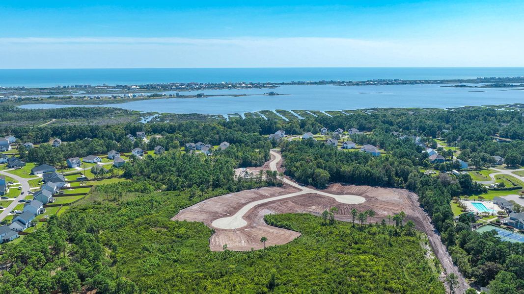 Site preparation for new homesites in The Preserve at Tidewater, Sneads Ferry (Image 35).