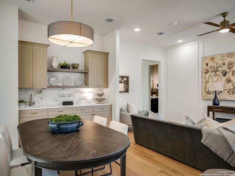 Furnished interior view inside a new home in , San Antonio (Image 24). Furnished interior view inside a new home in , San Antonio (Image 24).