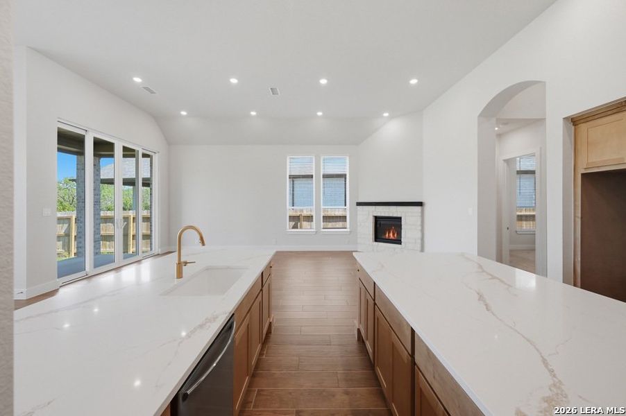 Furnished interior view inside a new home in Briggs Ranch, San Antonio (Image 10).