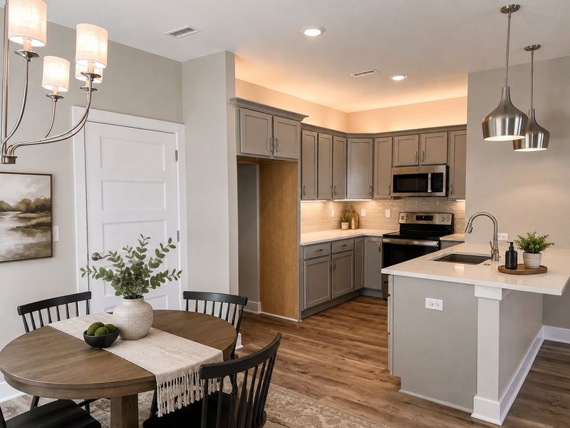 Representative furnished interior of a home built from the Beechwood by Perfection Builders in Heritage Commons, Andover (Image 3).