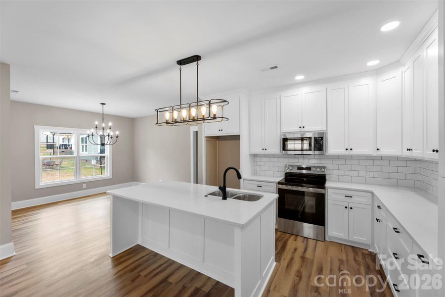 Furnished interior view inside a new home in , Kings Mountain (Image 13). Furnished interior view inside a new home in , Kings Mountain (Image 13).