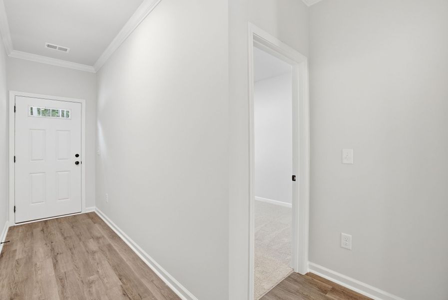 Representative unfurnished interior of a home built from the Loblolly Select N by McGuinn Homes in Broadway Lake, Anderson (Image 16). Representative unfurnished interior of a home built from the Loblolly Select N by McGuinn Homes in Broadway Lake, Anderson (Image 16).