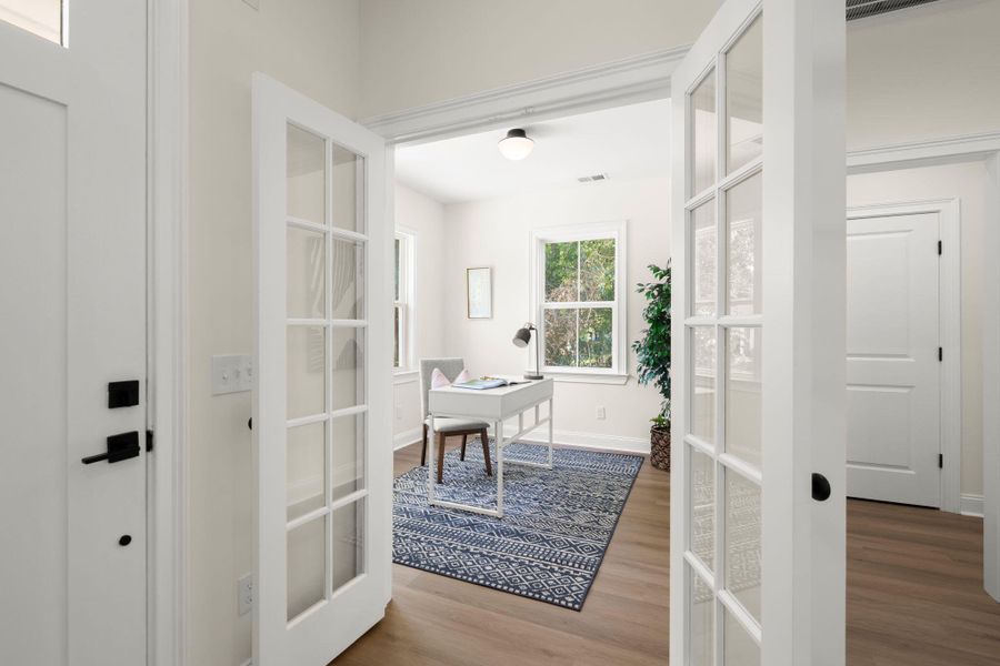 Furnished interior view inside a new home in , Charleston (Image 32).