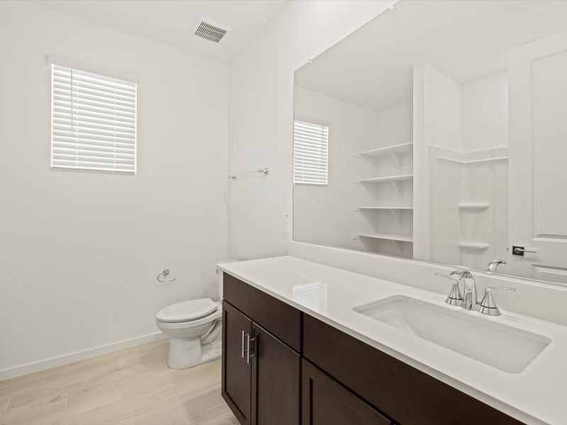 Furnished interior view inside a new home in Entrada Reserve Series, Tolleson (Image 9).