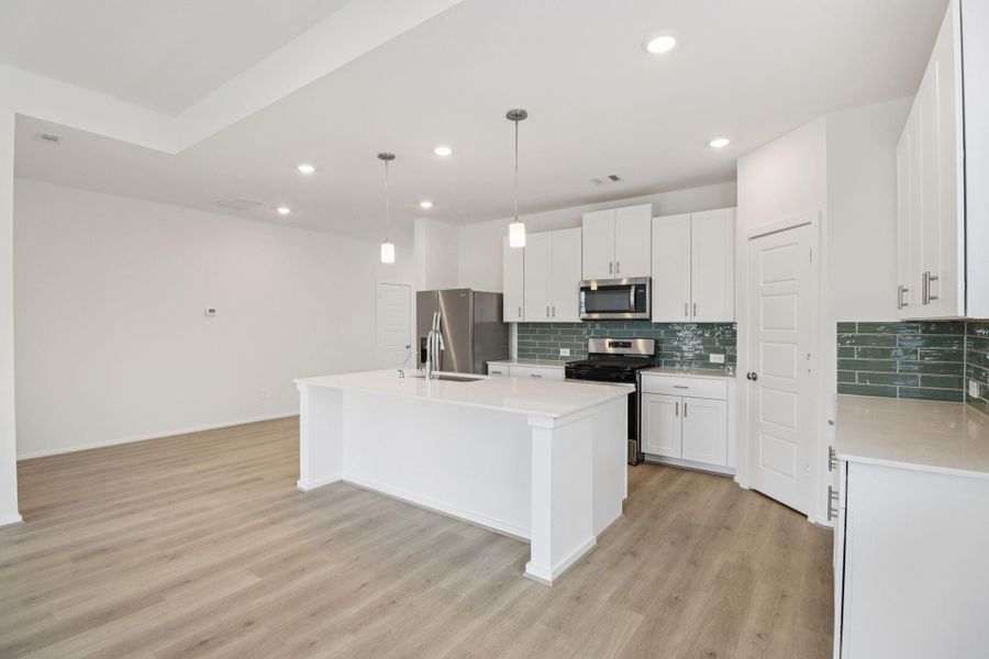 Furnished interior view inside a new home in Landing Meadows - Premier Series, New Caney (Image 10).