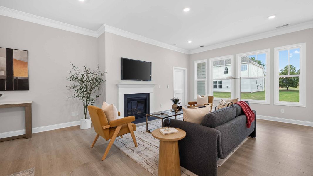 Furnished interior view inside a new home in Sylvan Creek, Denver (Image 12).