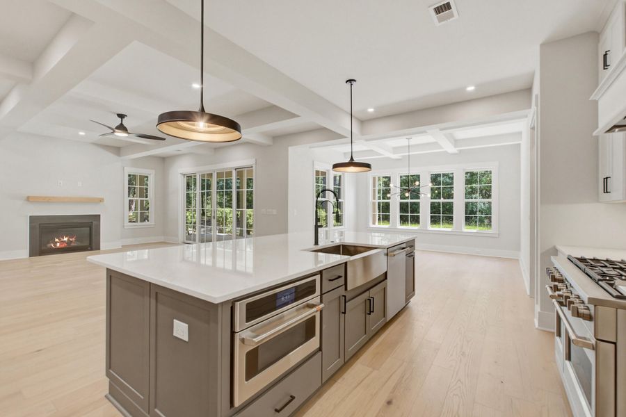 Furnished interior view inside a new home in , Johns Island (Image 10).