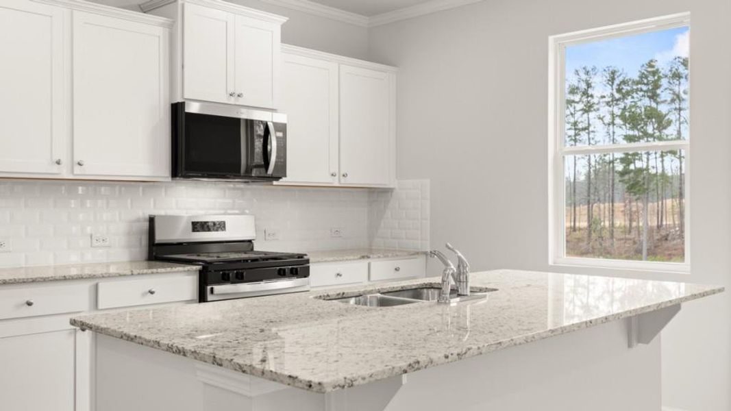 Furnished interior view inside a new home in Thompson Ridge, Dallas (Image 3). Furnished interior view inside a new home in Thompson Ridge, Dallas (Image 3).