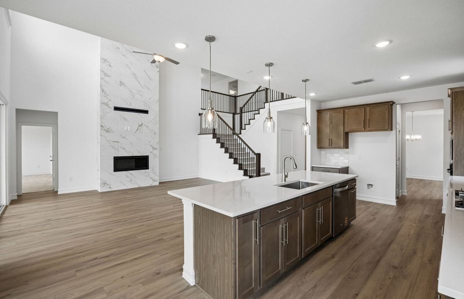 Furnished interior view inside a new home in Wilson Creek Meadows, Celina (Image 13).