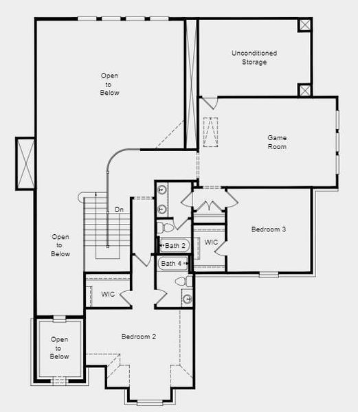 Structural options added include: Extended casual dining, 42" wide entry door and study.