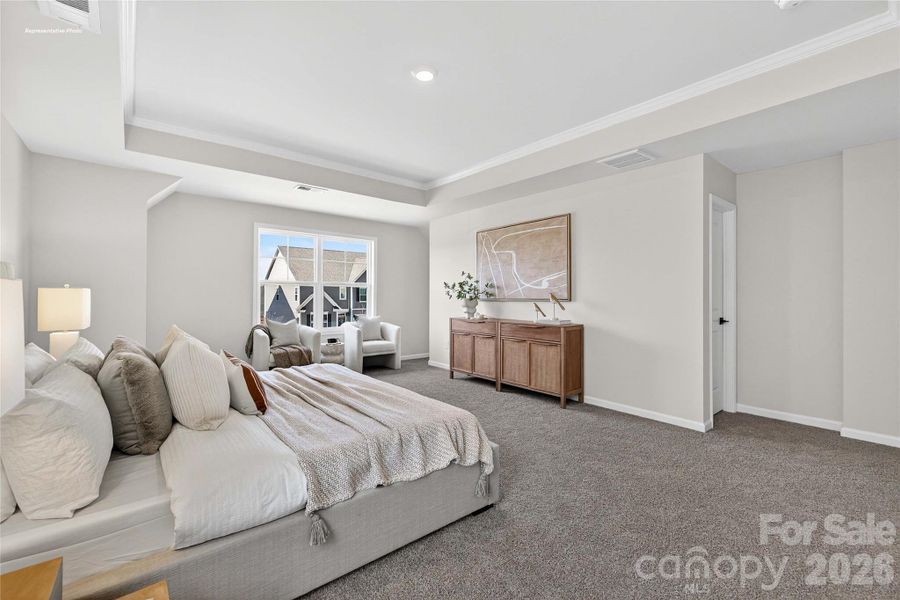 Furnished interior view inside a new home in Oak Grove Hill, Huntersville (Image 24).