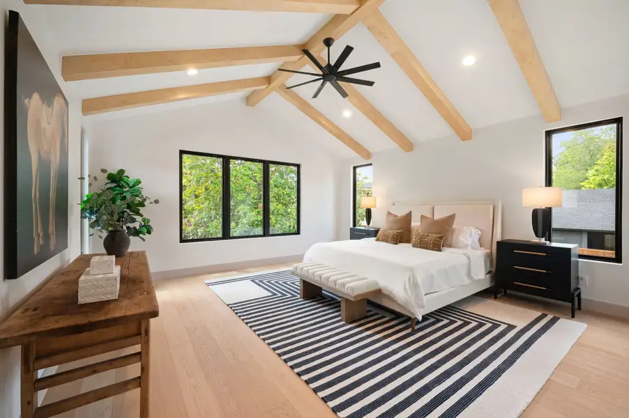 Furnished interior view inside a new home in , Dallas (Image 17).