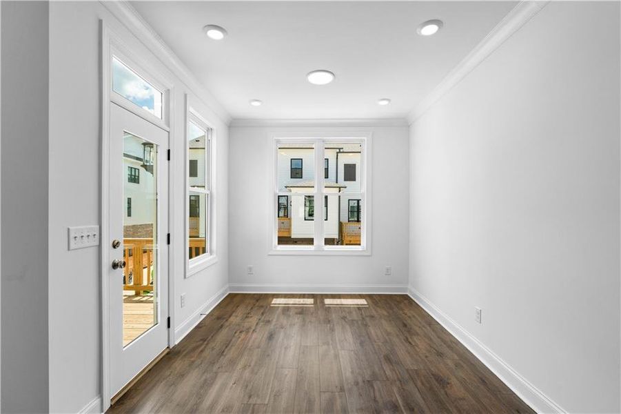 Spacious, unfurnished interior of a new home in Millcroft Townhomes, Buford (Image 47).