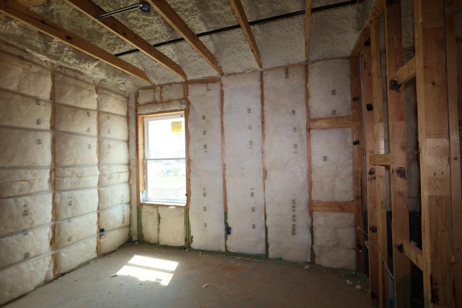 In-progress construction of a new home in The Grand Prairie - Retreat Collection, Hockley, TX (Image 9). In-progress construction of a new home in The Grand Prairie - Retreat Collection, Hockley, TX (Image 9).