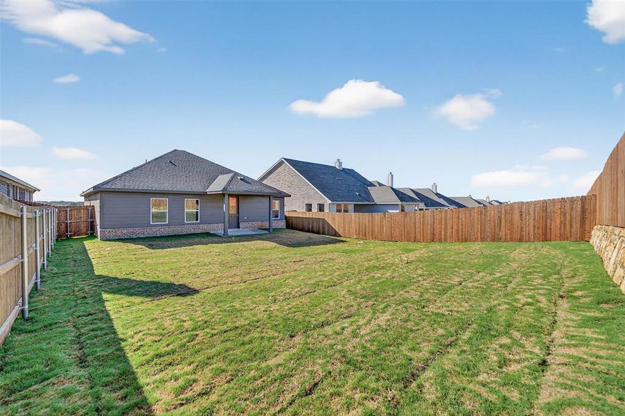Exterior details and patio area of a home in Liberty Pointe, Gainesville (Image 25). Exterior details and patio area of a home in Liberty Pointe, Gainesville (Image 25).