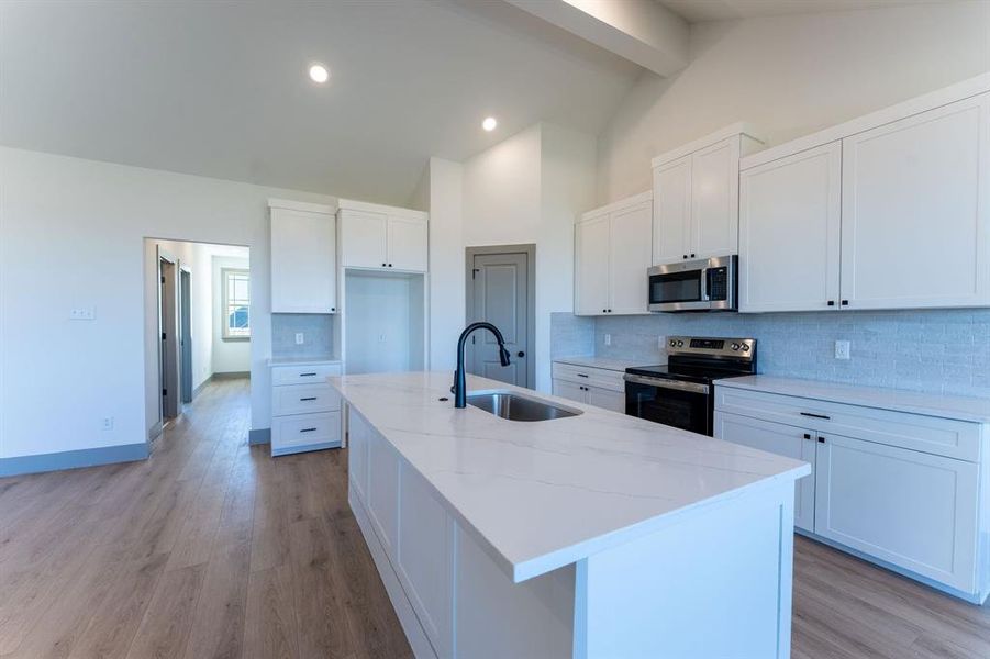 Furnished interior view inside a new home in , Princeton (Image 5).