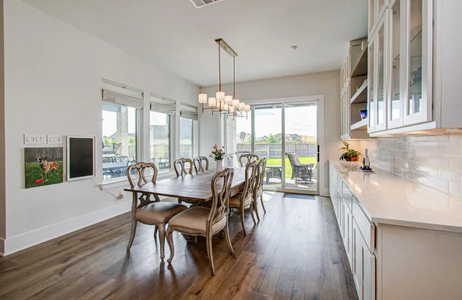 Furnished interior view inside a new home in , Manvel (Image 41).
