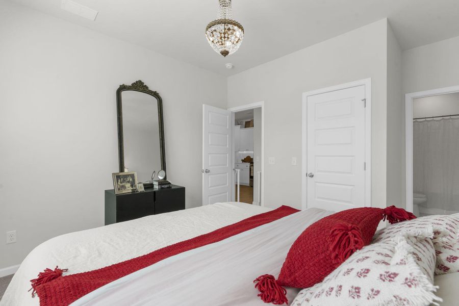Furnished interior view inside a new home in Sweetgrass at Summers Corner, Summerville (Image 37).