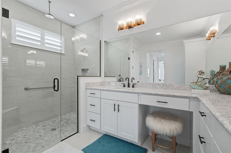 Furnished interior view inside a new home in , Daytona Beach (Image 29).