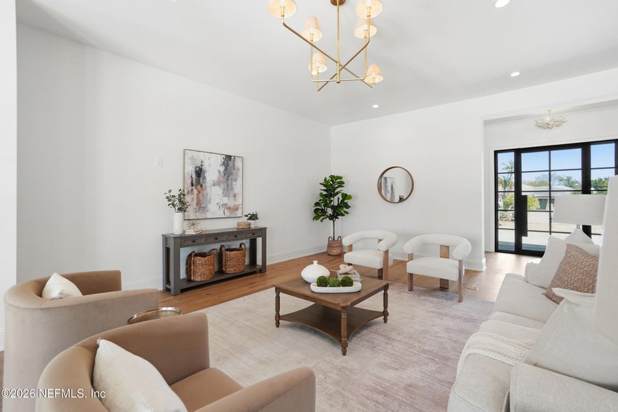 Furnished interior view inside a new home in , Ponte Vedra Beach (Image 8).