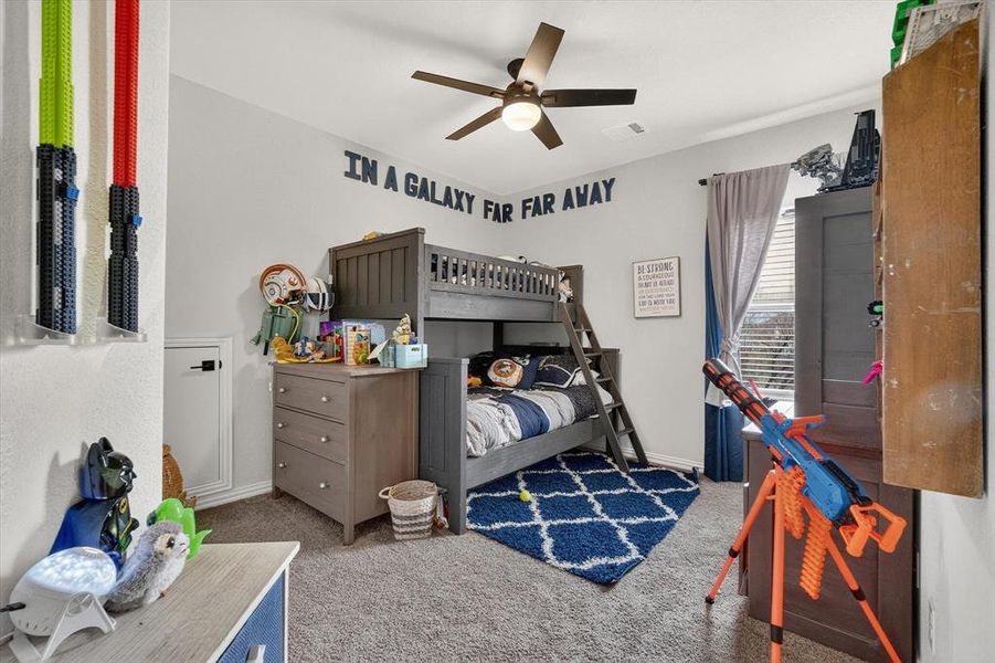 Furnished interior view inside a new home in Oaks of North Grove, Waxahachie (Image 33).