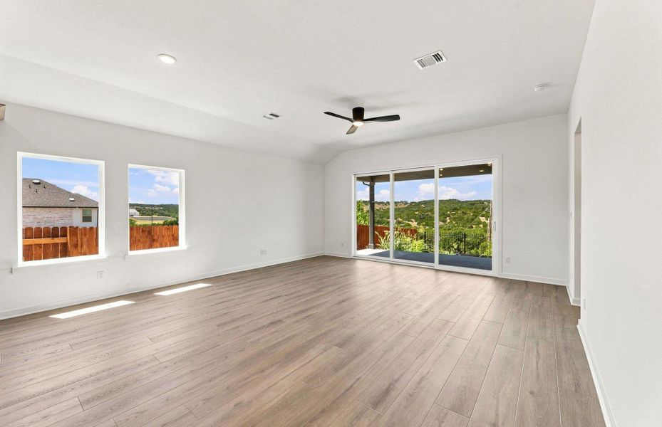 Spacious, unfurnished interior of a new home in West Cypress Hills, Spicewood (Image 28).