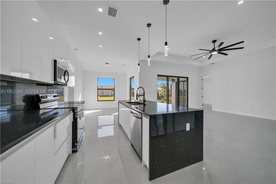 Furnished interior view inside a new home in , Lehigh Acres (Image 12).