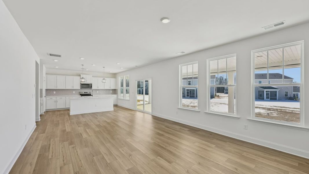 Furnished interior view inside a new home in Sidney Creek Single Family, Zebulon (Image 13).