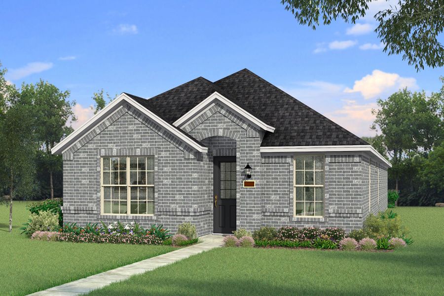 The Brazos - Traditional Elevation The Brazos - Traditional Elevation