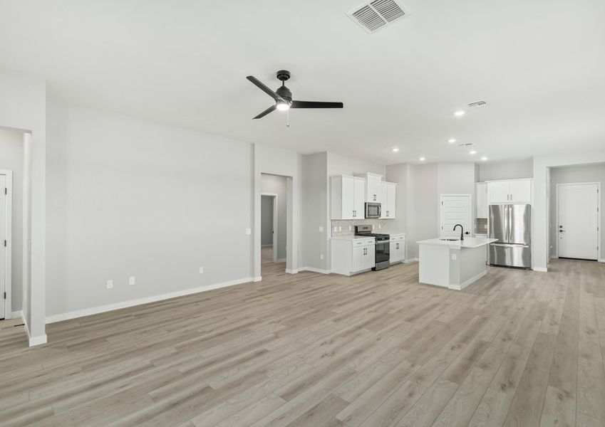 This floor plan has a dining space perfect for formal meals.