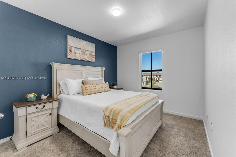 Furnished interior view inside a new home in , Florida City (Image 11). Furnished interior view inside a new home in , Florida City (Image 11).