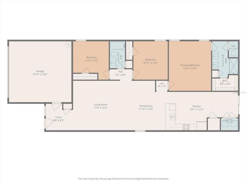 2D floor plan layout of this home in , Tampa, FL (Image 5).