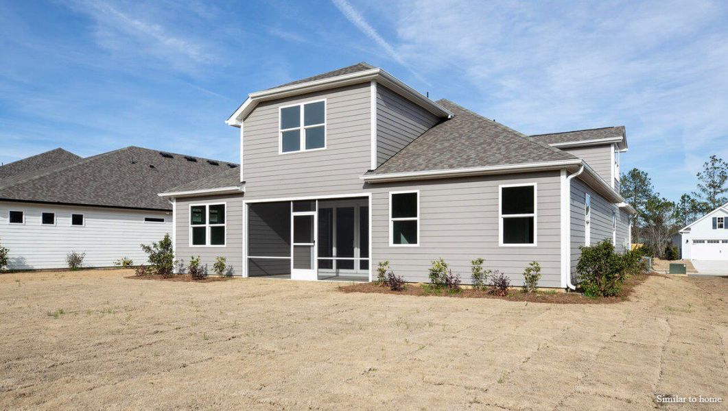 Exterior details and patio area of a home in Indigo Preserve, Leland (Image 3).