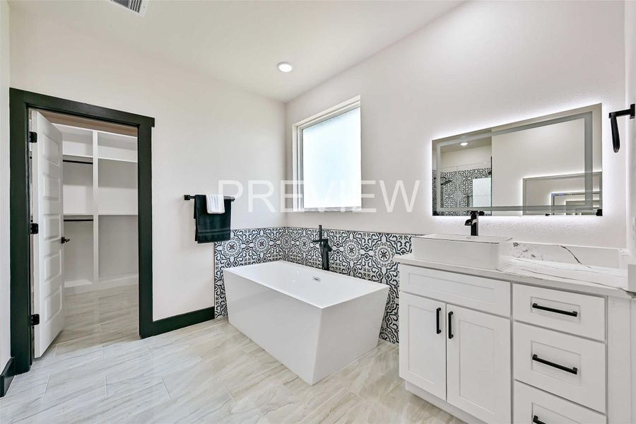 Furnished interior view inside a new home in , Angleton (Image 5).