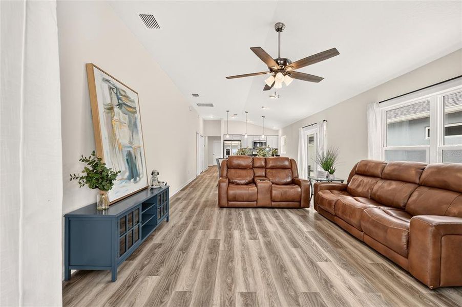 Furnished interior view inside a new home in , The Villages (Image 15).