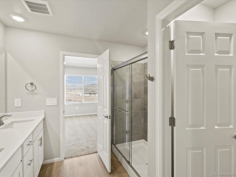 Furnished interior view inside a new home in Three Hills, Morrison (Image 11).