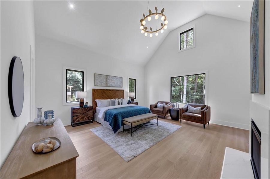 Furnished interior view inside a new home in , Marietta (Image 37).