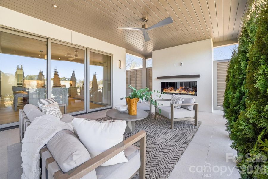 Exterior details and patio area of a home in , Cornelius (Image 24).