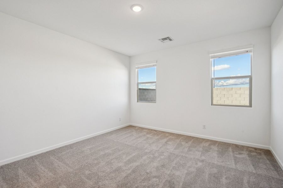 Primary suite. Options and finishes may vary by community