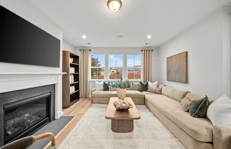 Furnished interior view inside a new home in Sparrow Creek, Boiling Springs (Image 8).