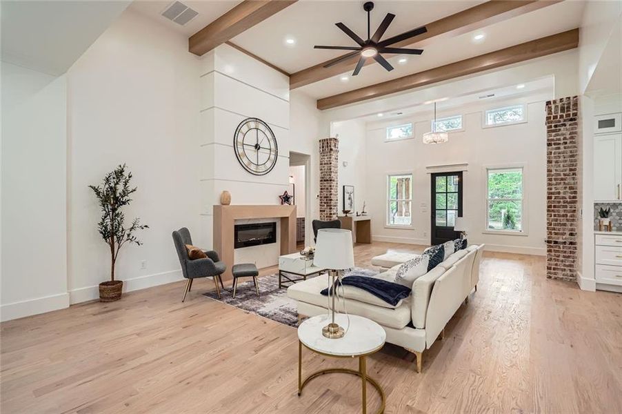 Furnished interior view inside a new home in , Snellville (Image 17).