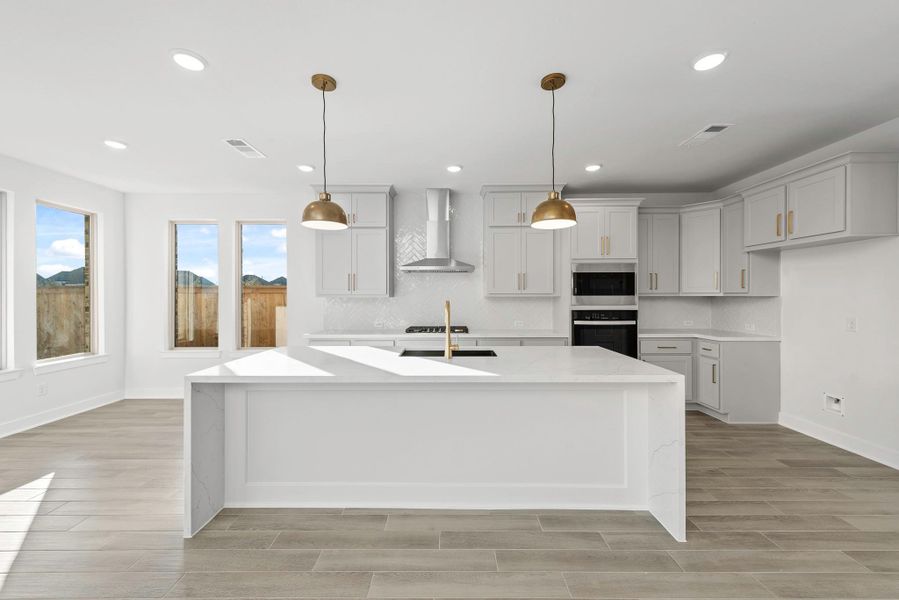 Furnished interior view inside a new home in Parmer Ranch - 60', Georgetown (Image 17). Furnished interior view inside a new home in Parmer Ranch - 60', Georgetown (Image 17).