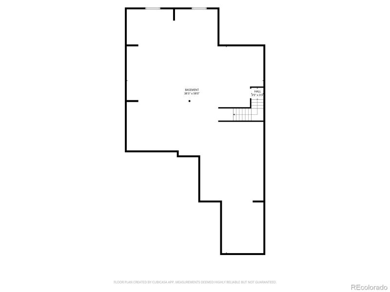 2D floor plan layout of this home in Harvest Ridge, Aurora, CO (Image 6).