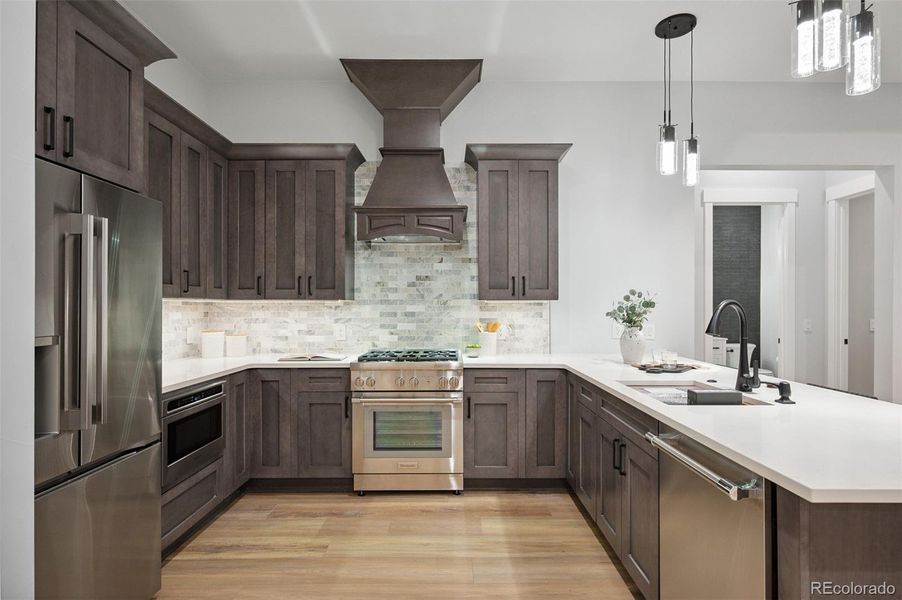 Furnished interior view inside a new home in , Castle Rock (Image 35).